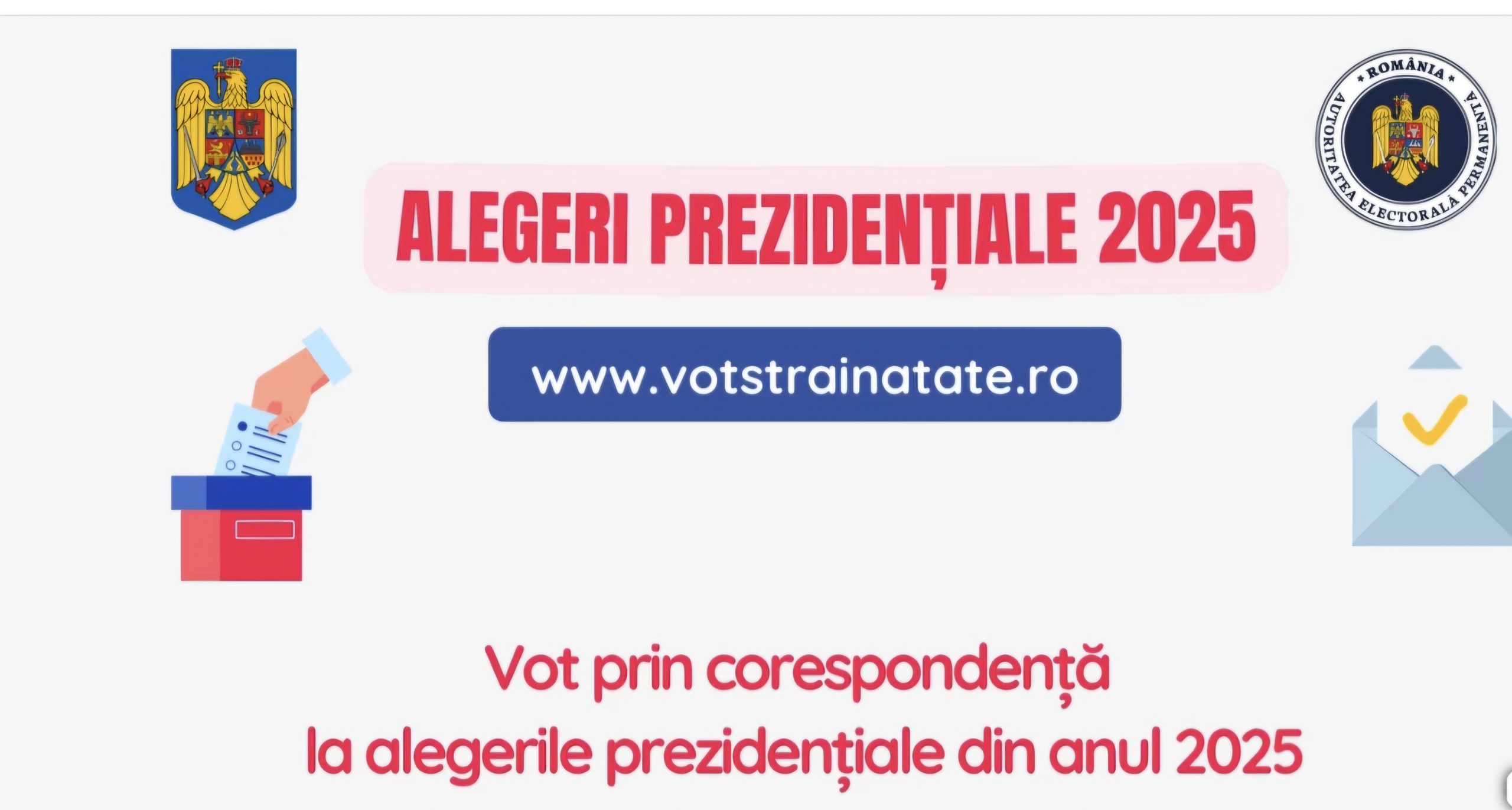 Românii din străinătate pot vota prin corespondență