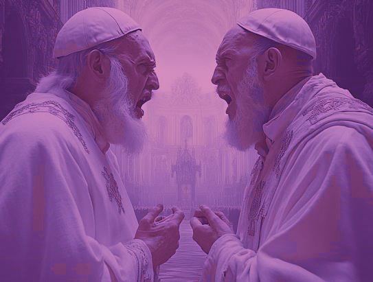 Schisma masivă în Biserica Catolică în secolul al XII-lea