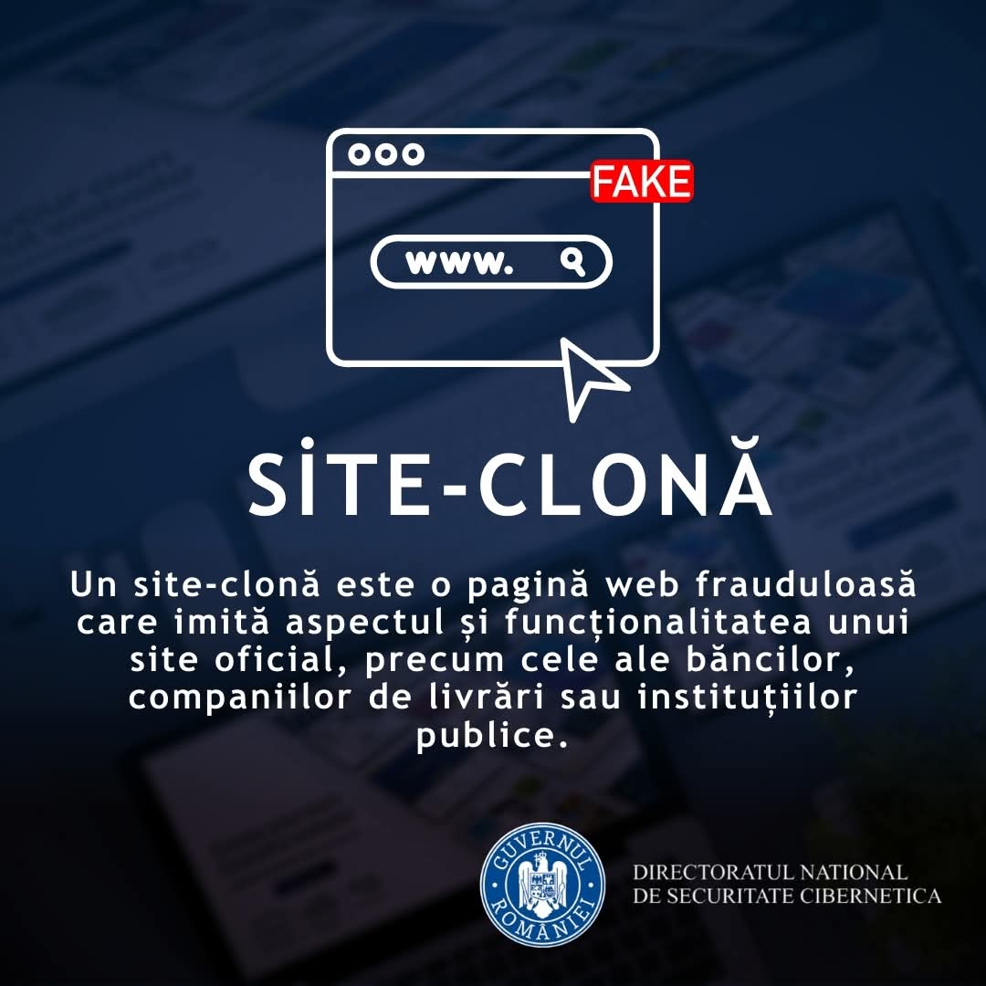 Site-clonă: Amenințare digitală pentru date