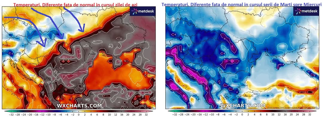 Vreme extremă: Schimbări bruste în prognoză!