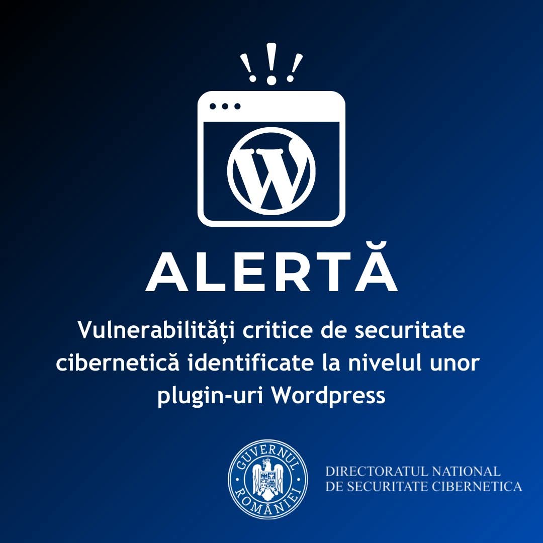 Vulnerabilități critice în plugin-uri WordPress