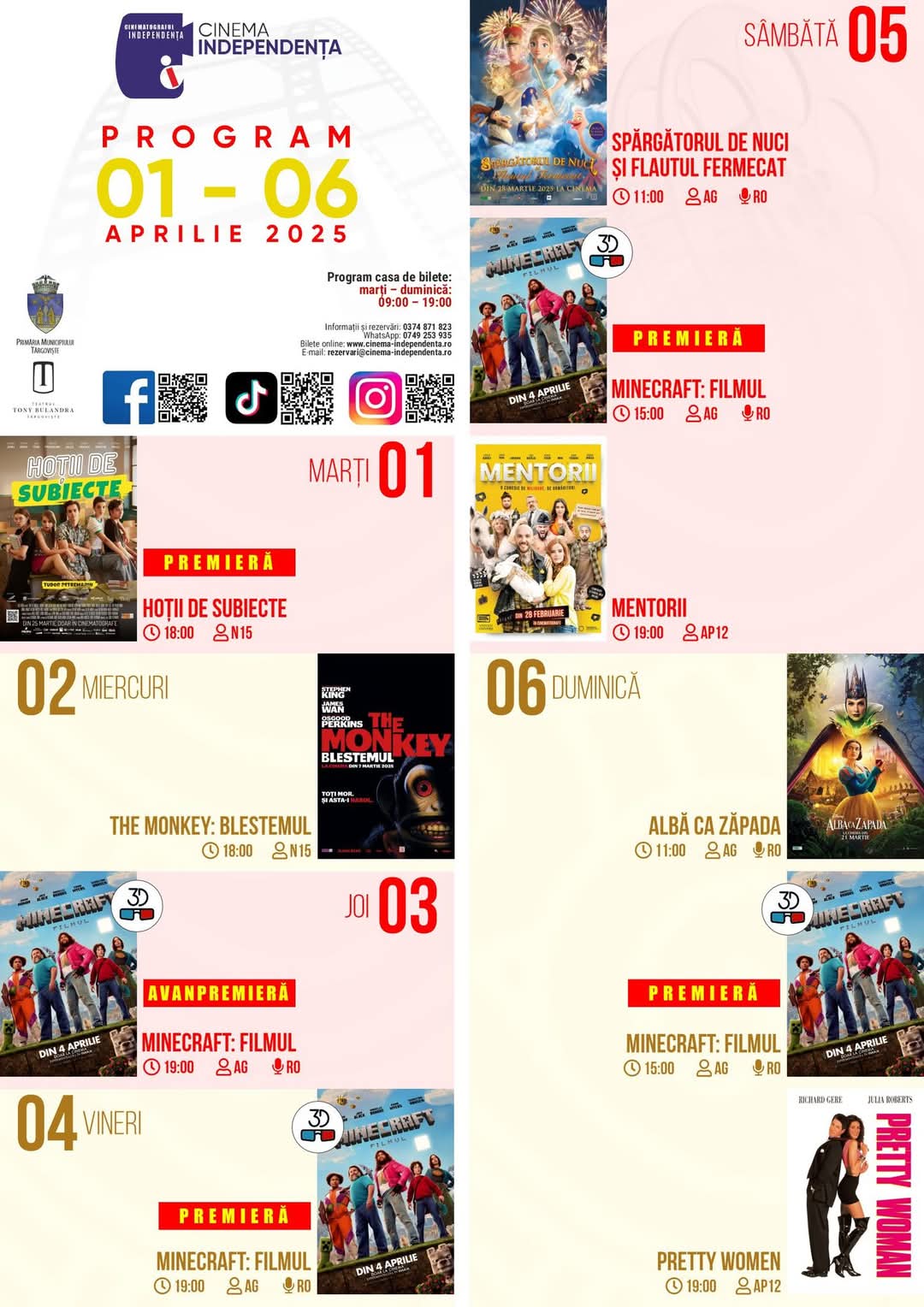 Aprilie aduce filme captivante la Cinema Independența