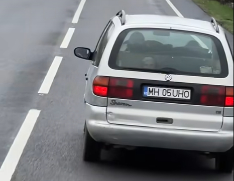 Bătrână transportată în portbagaj, VIDEO