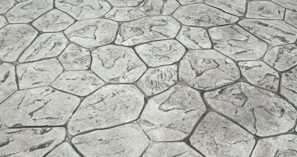 Beton amprentat pentru terase exterioare