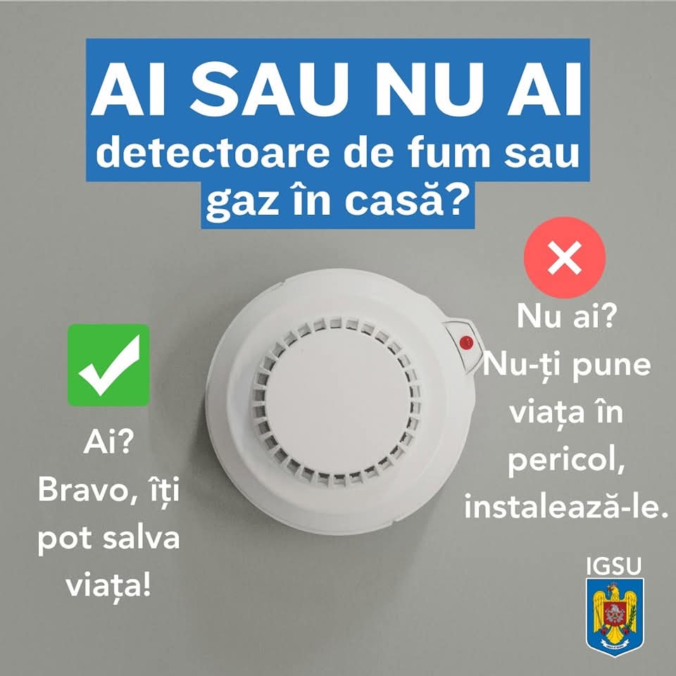 Detectoarele de fum și gaz, salvatori de vieți