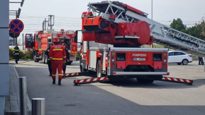 Explozie într-un bloc de garsoniere din Balș