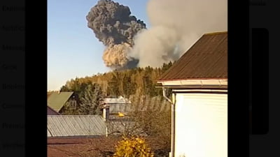 Explozie la un depozit de rachete în Rusia