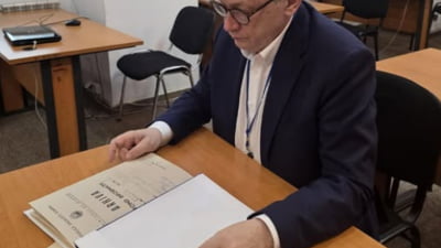 FOTO: Declarația lui Crin Antonescu la Securitate