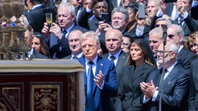 Ilie Bolojan la funeraliile Papei Francisc