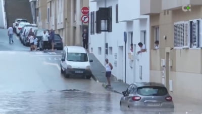 Inundații devastatoare în Spania VIDEO