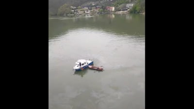 Microbuz căzut în Dunăre, activat Plan Roșu