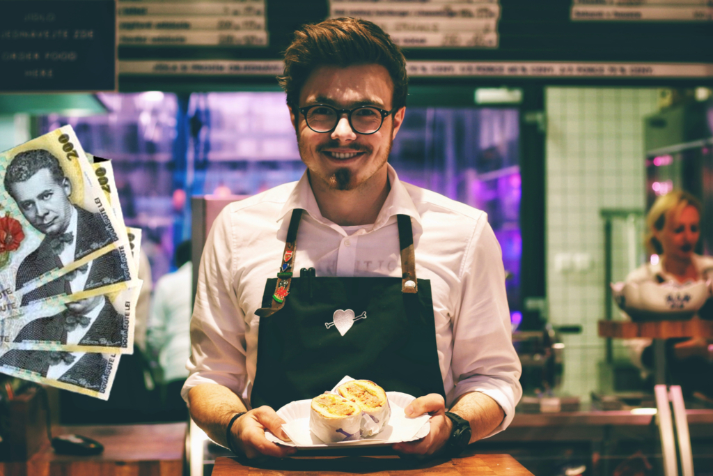 Ospătar în România: venitul din bacșiș