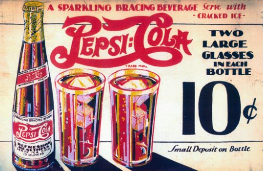 Pepsi-Cola: băutură terapeutică numită „Brad’s Drink” (1893)
