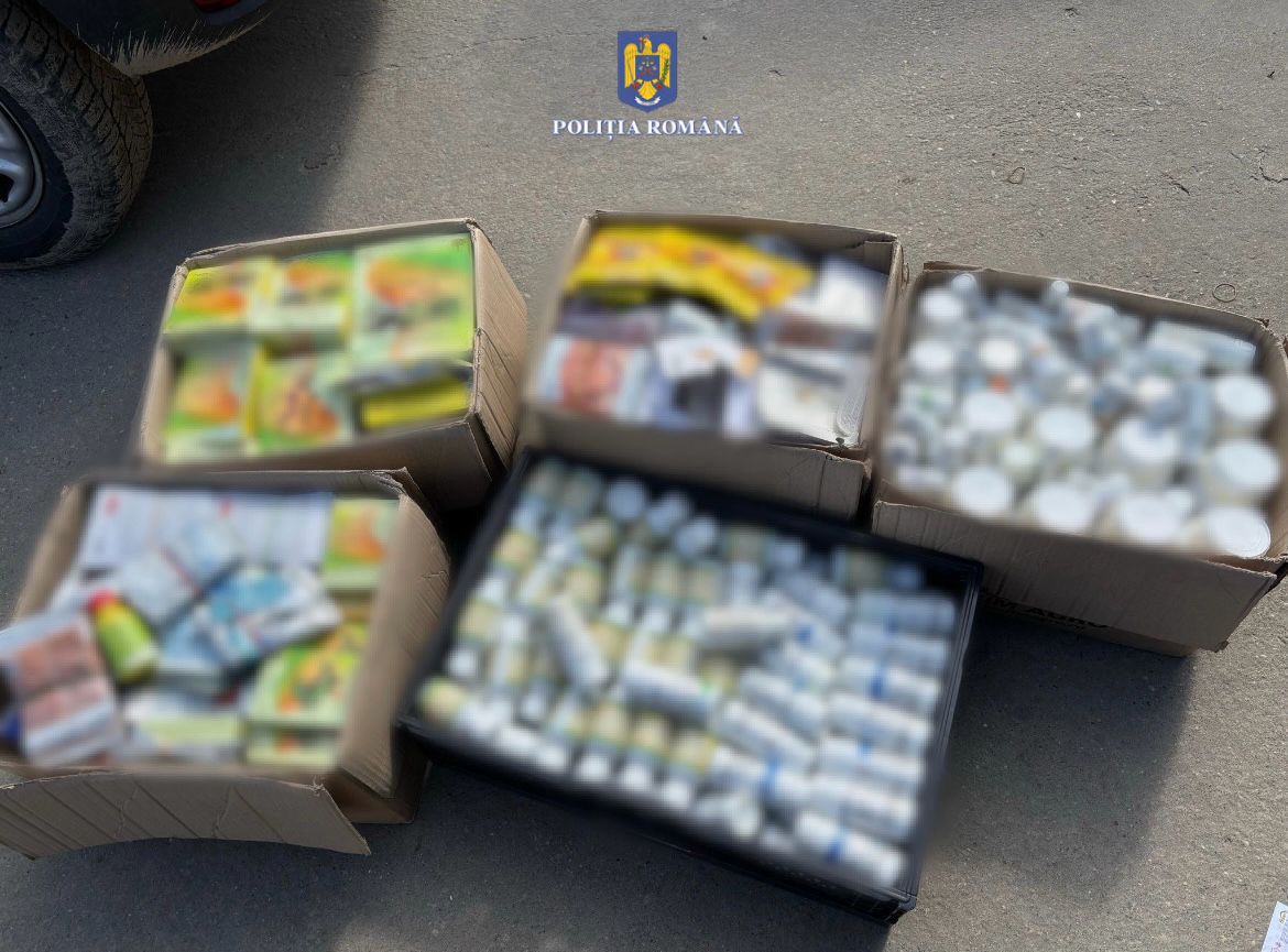 Produse contrafăcute confiscate la târg