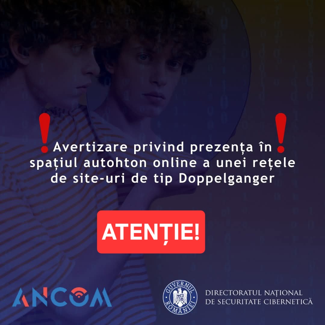 Avertizare ANCOM: Site-uri false dezinformează