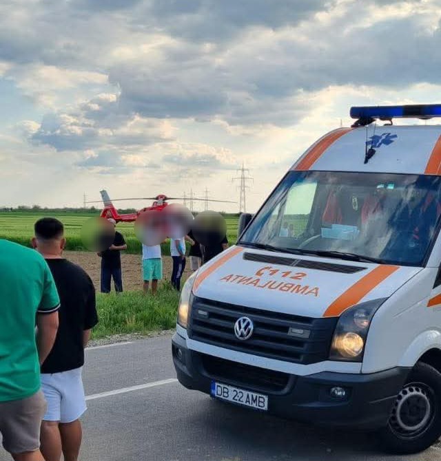 Bărbat din Niculești, salvat după o cădere