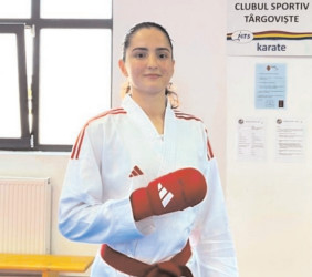 Dâmbovițeancă la Euripenele de Karate EKF