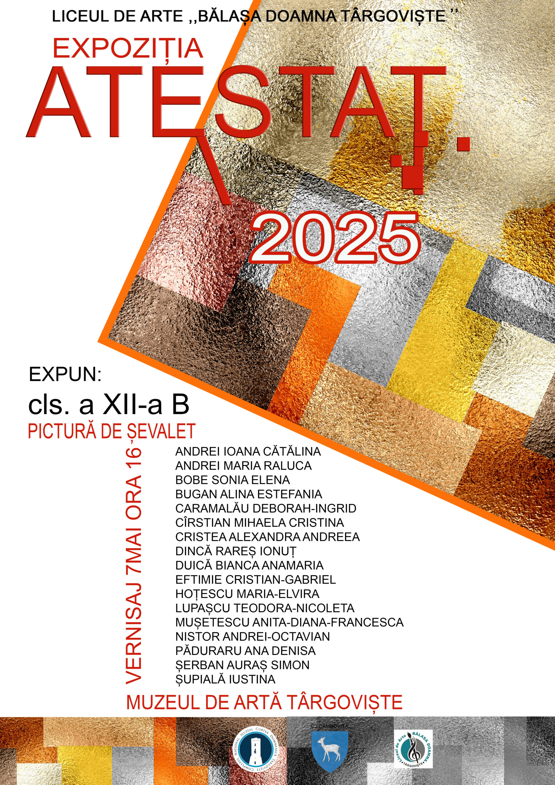 Expoziție de artă a elevilor liceului