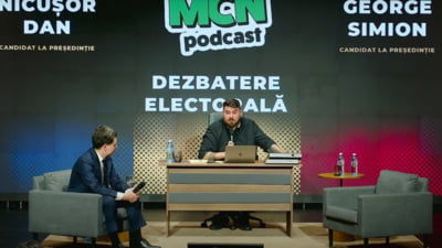 George Simion absent de la dezbatere, Dan prezent