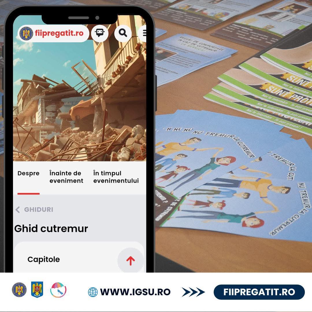 IGSU: Neocupat pagube după cutremurul din Vrancea