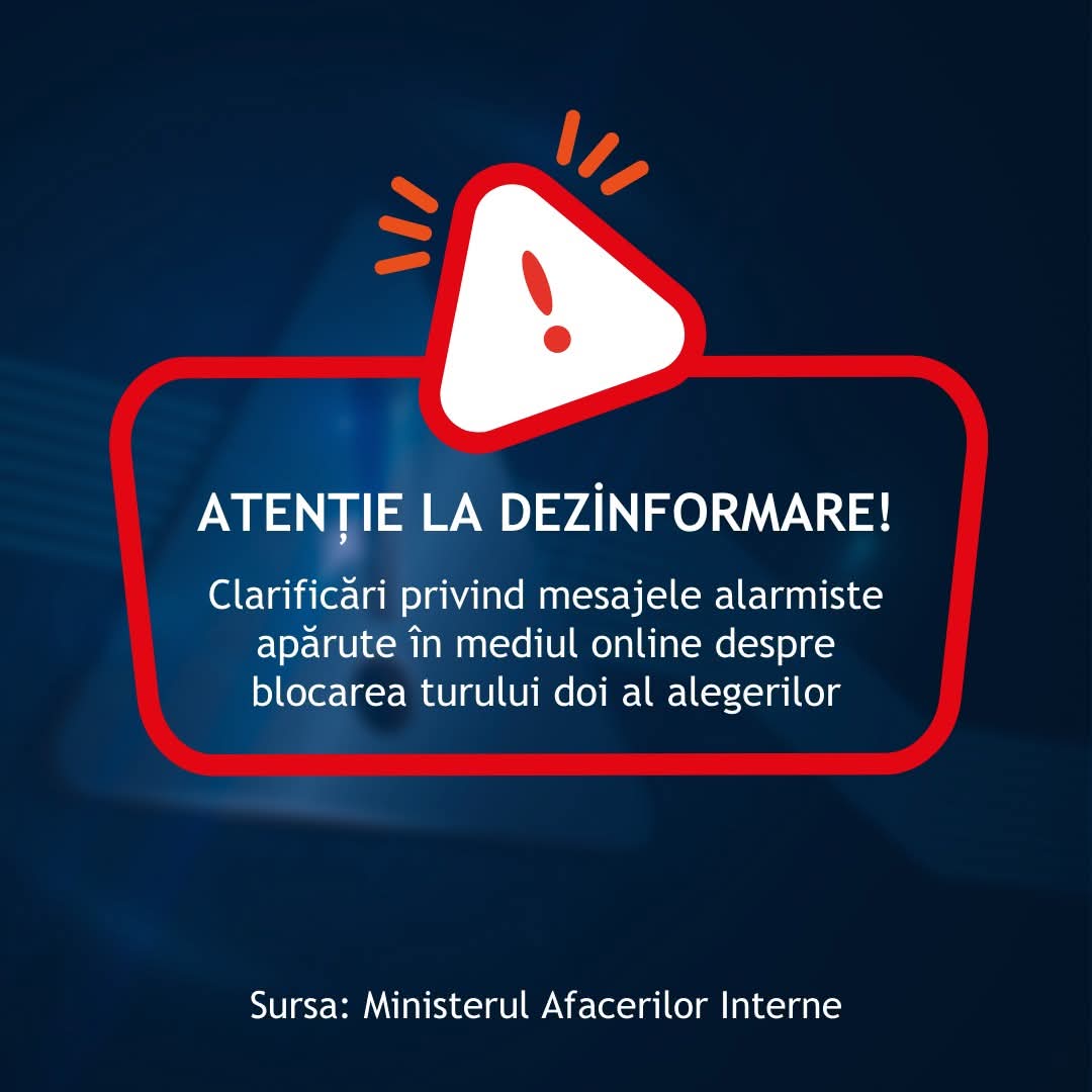 Mesaje alarmiste despre turul doi al alegerilor