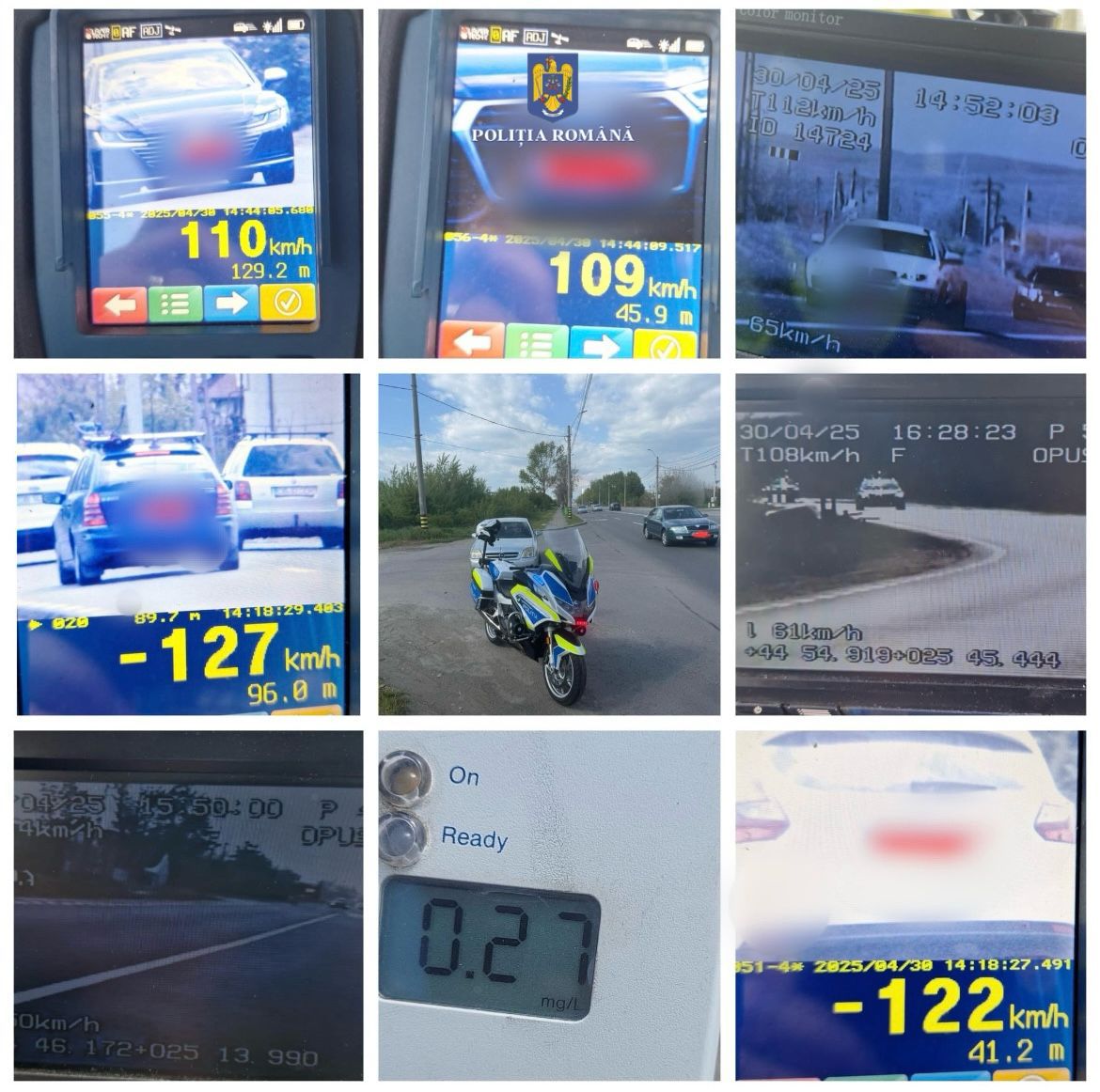 Razie pentru siguranța rutieră, sancțiuni mari