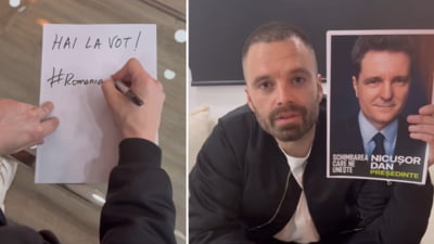 Sebastian Stan își anunță votul VIDEO