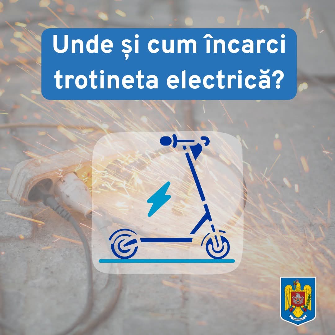 Siguranța la încărcarea trotinetelor electrice