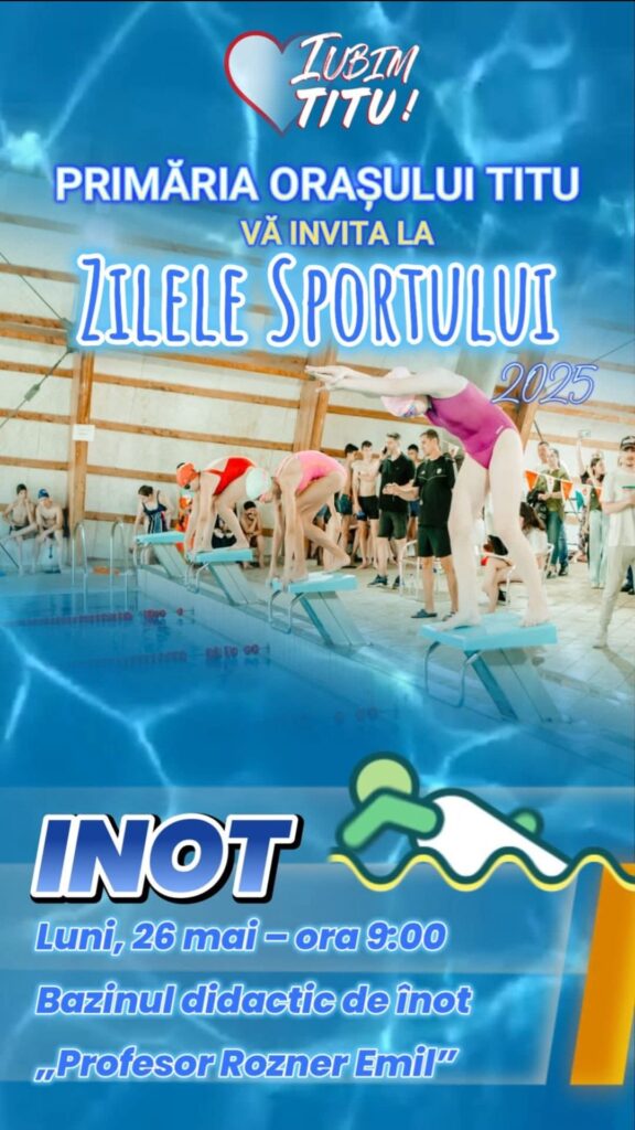 Titu, capitala sportului între 26-28 mai!