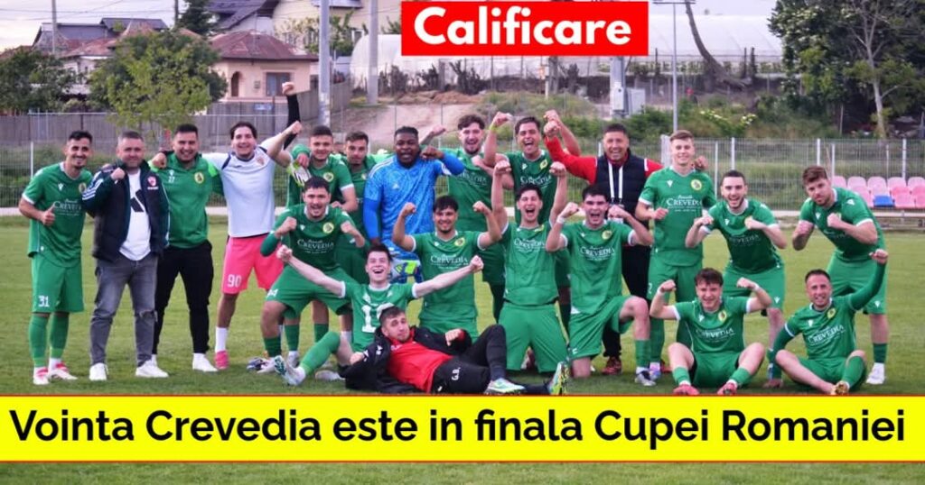 Voința Crevedia, victorie și calificare!