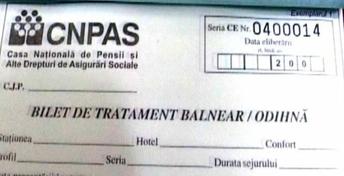114.000 bilete de tratament balnear în 2026