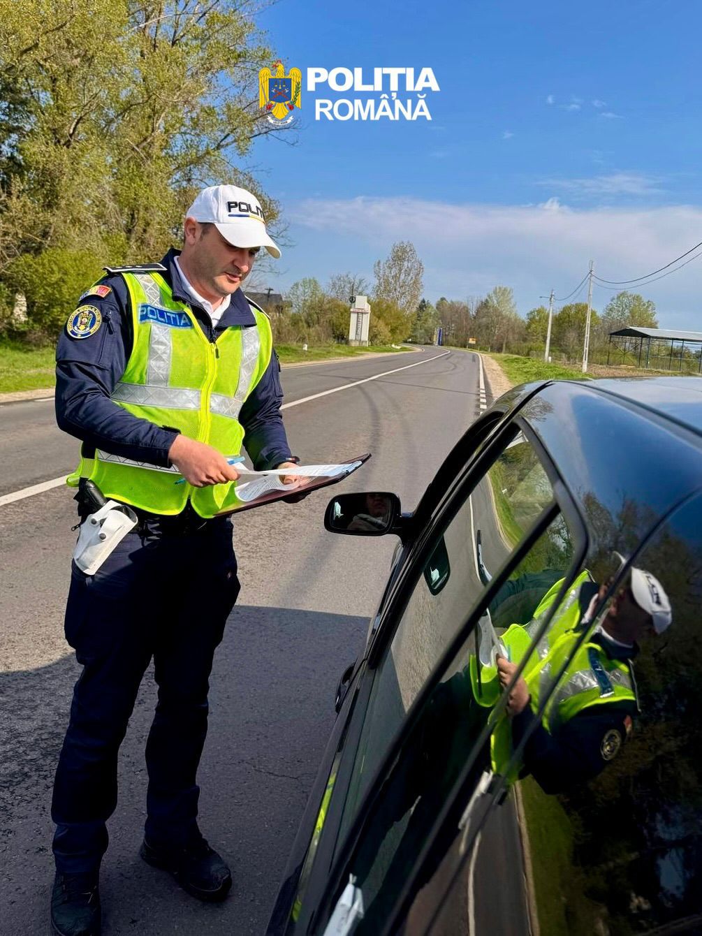 Acțiune a poliției pe DN7 pentru siguranță