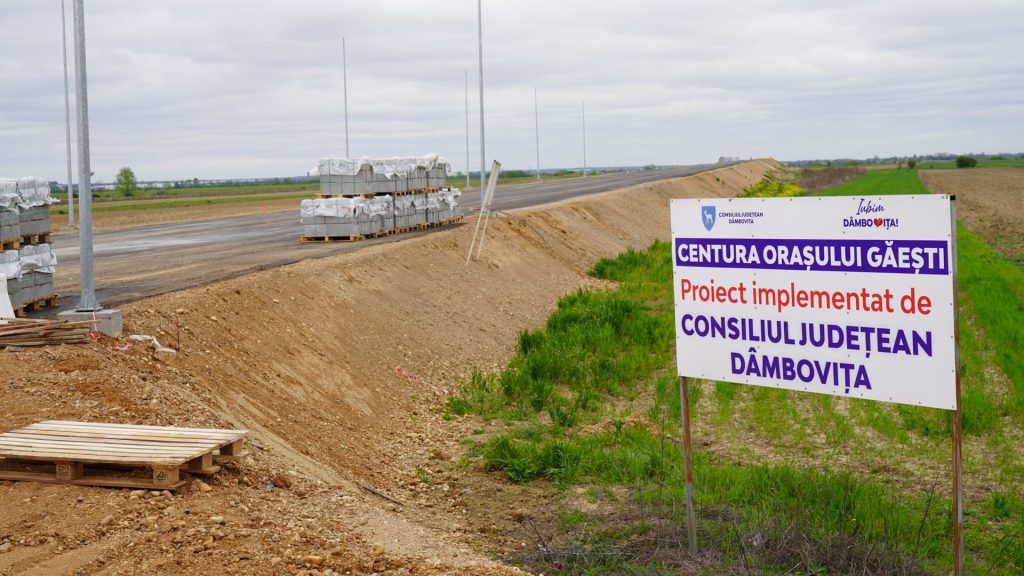 Centura Găești - proiect de 4,5 km iminent de gata
