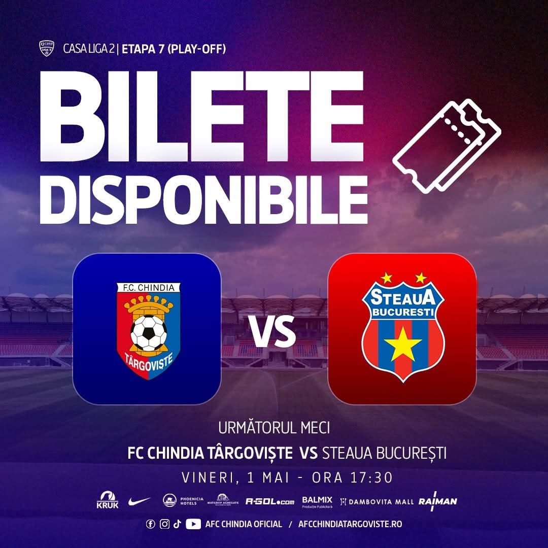 Chindia Târgoviște întâlnește Steaua