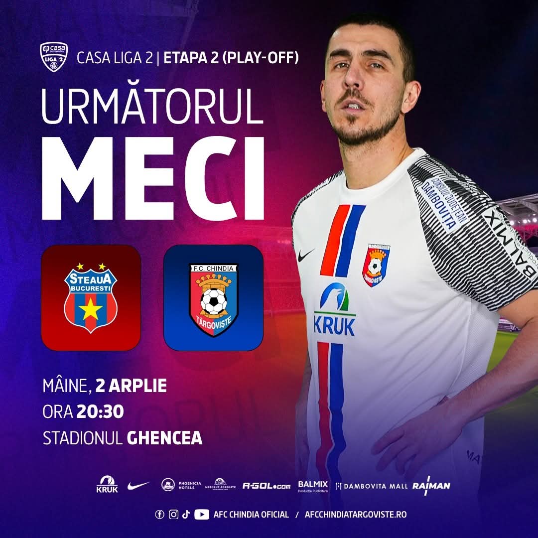 Chindia Târgoviște vrea revanșa în play-off