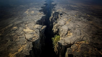 Continent pe cale să se rupă în două