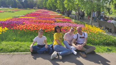 Familie italiană în vacanță la Craiova