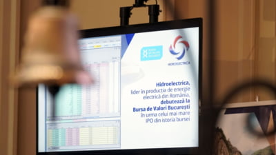 Hidroelectrica pierde 600 milioane euro în 24h