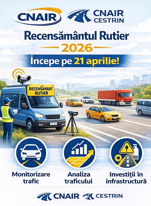 Începe Recensământul Circulației în România