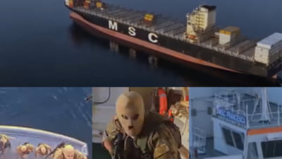 Patru români blocați pe nava sechestrată