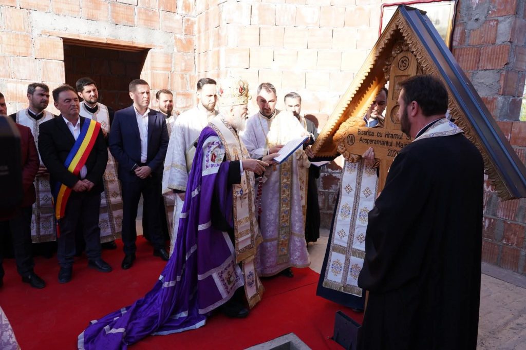 Piatra de temelie a Bisericii din Românești