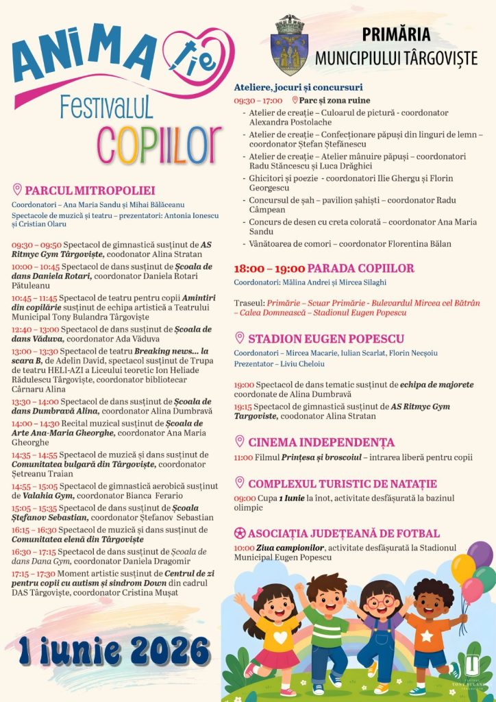 „ANIMA Fest 2026: Festivalul Copiilor”