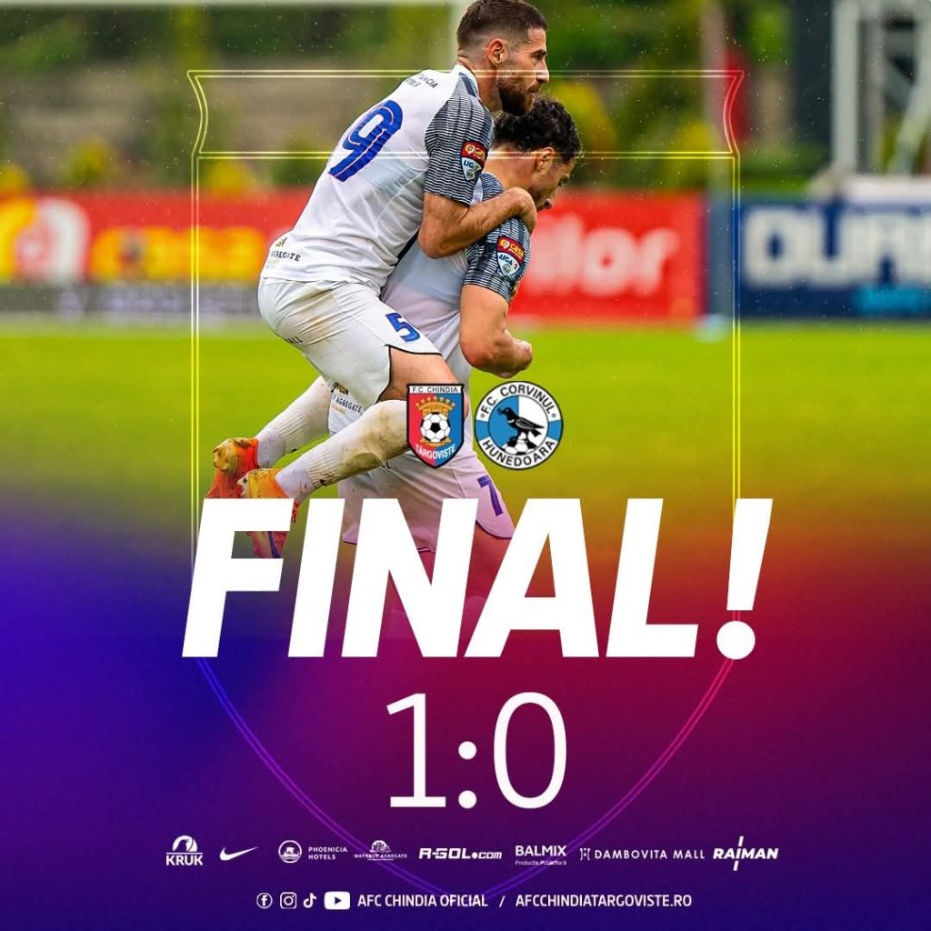 Bucurie la Târgoviște: Chindia câștigă!
