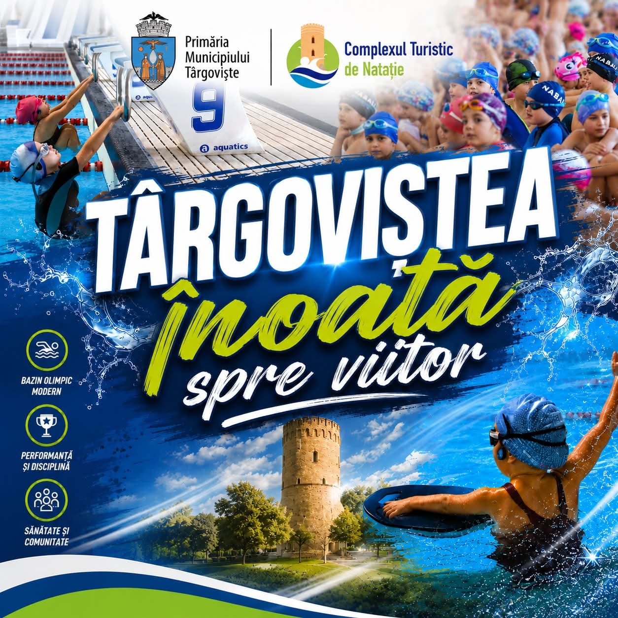 „Cupa 1 Iunie” la Târgoviște: 400 de înotători