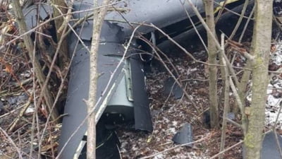 Drone cu încărcătură neexplodată găsită