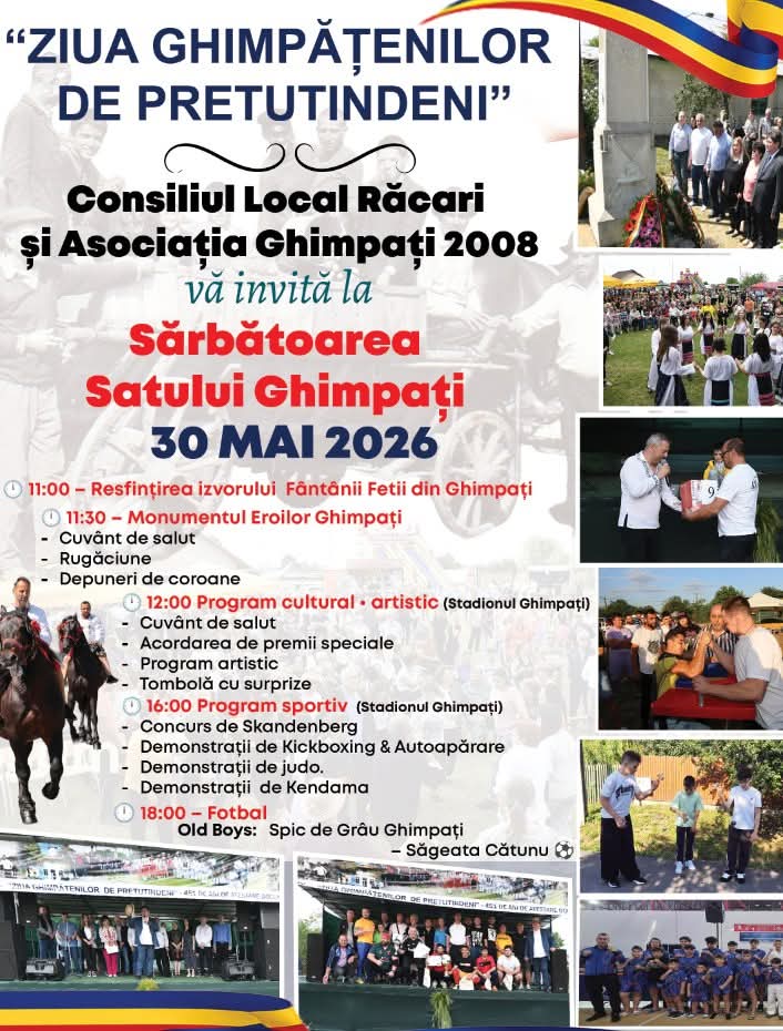 Ghimpațiul sărbătorește tradiția și sportul!