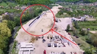 Imagini spectaculoase de pe autostrada Sibiu-Pitești