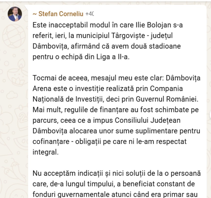 Scandalul stadioanelor de la Târgoviște