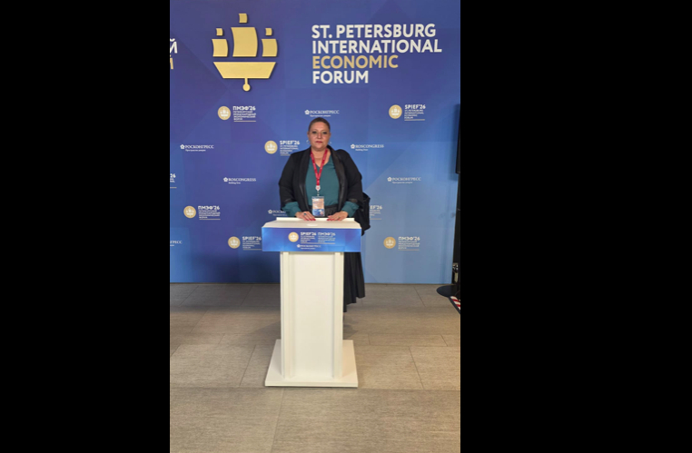 Diana Șoșoacă participă la Forumul din Rusia